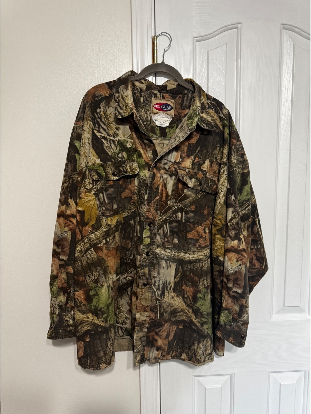 Pro Gear by Wrangler Camo Hunting Shirt Men’s 4XL 5XL? Long Sleeve